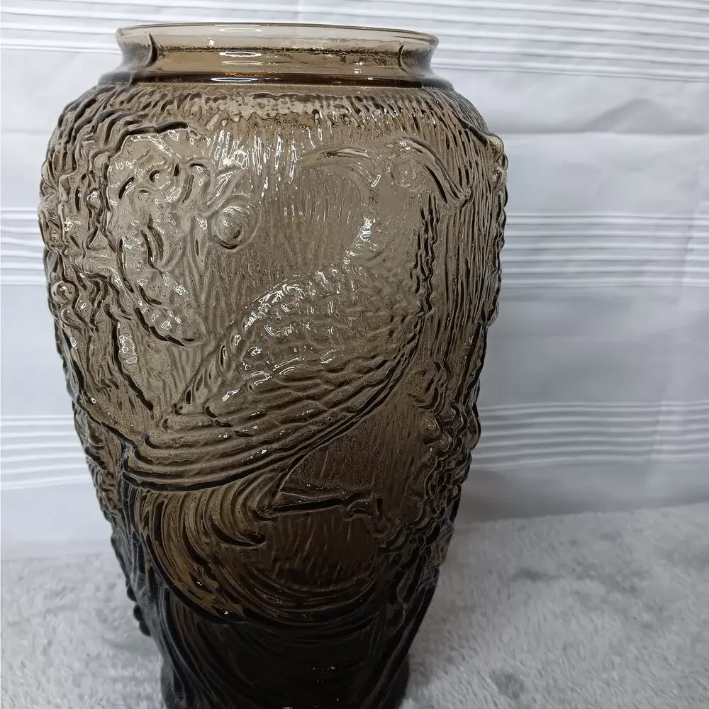 Indiana Glass embossed glass